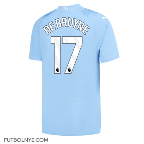 Camiseta Manchester City Kevin De Bruyne #17 Primera Equipación 2023-24 manga corta